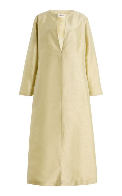 Chan Luu Chan Luu Dupioni Collarless Coat