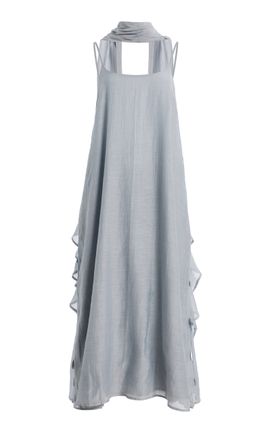 Chan Luu Chan Luu Exclusive La Isla Sequined CottonSilk Chanderi Dress