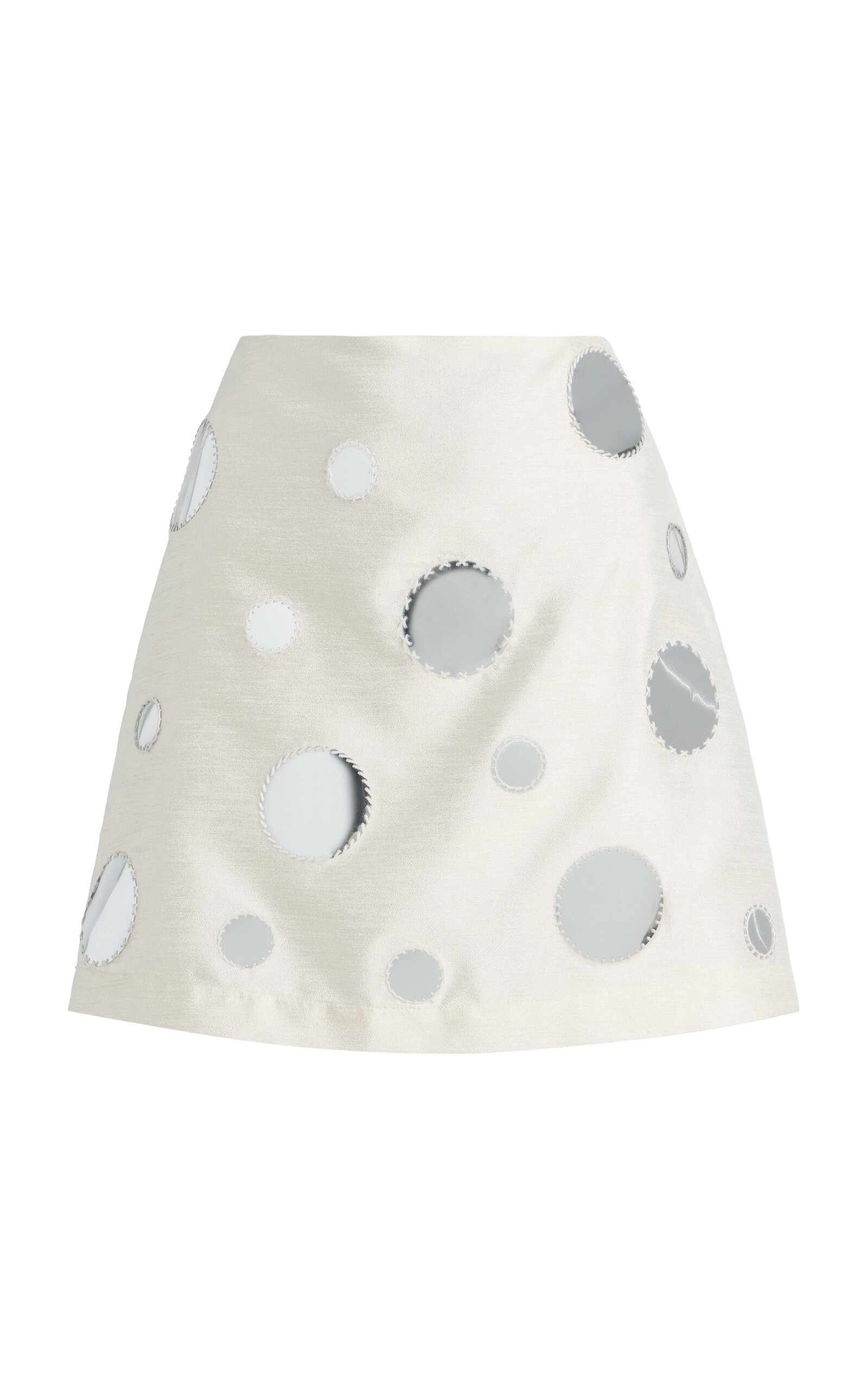 Chan Luu Chan Luu Exclusive La Isla Sequined Dupioni Mini Skirt
