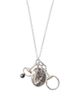 Chan Luu Chan Luu Horsebit Freshwater Pearl & Abalone Charm Necklace, 34 - 1