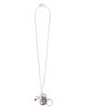 Chan Luu Chan Luu Horsebit Freshwater Pearl & Abalone Charm Necklace, 34 - 2