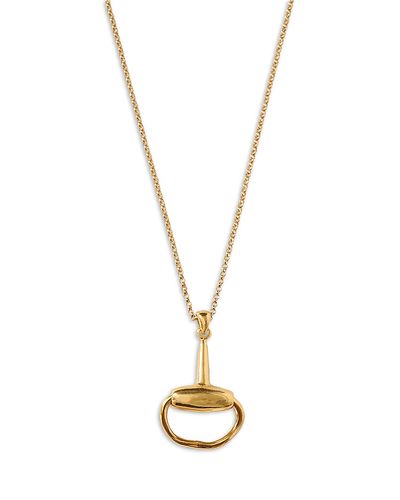 Chan Luu Chan Luu Horsebit Pendant Necklace, 17-19