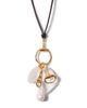 Chan Luu Chan Luu Horsebit Quartz & Cultured Pearl Charm Necklace - 1