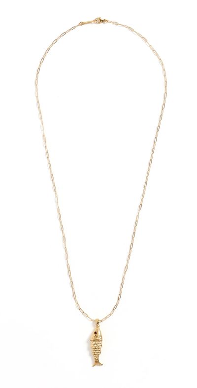 Chan Luu Chan Luu Koi Necklace Garnet One