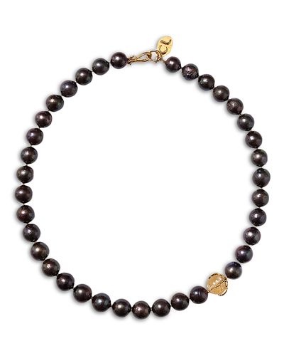 Chan Luu Chan Luu Lark Cultured Freshwater Peacock Pearl Collar Necklace, 17