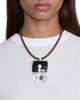 Chan Luu Chan Luu Lock Charm Leather Necklace, 15-17 - 2