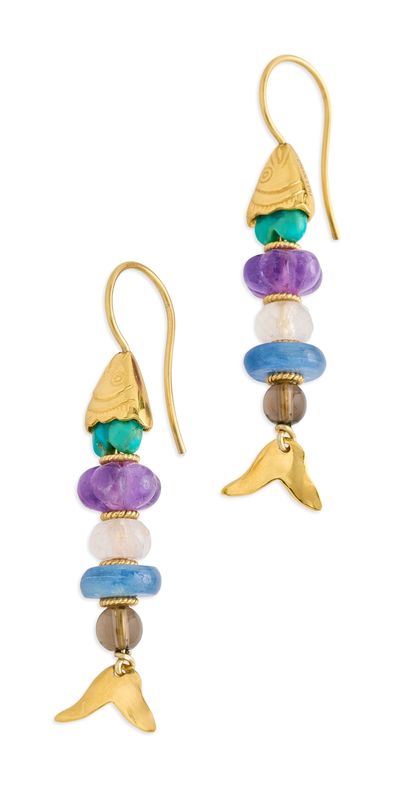 Chan Luu Chan Luu Mini Orris Earrings Multi One