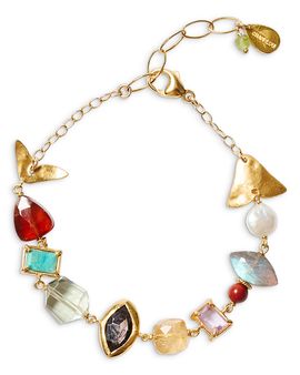 Chan Luu Chan Luu Multi Gemstone Fish Flex Bracelet