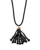 Chan Luu Chan Luu Octo Black Onyx Bead Tassel Pendant Necklace, 46 - 1