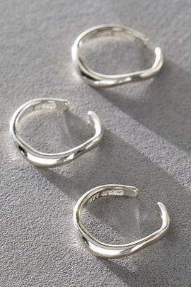 Chan Luu Chan Luu Ripple Toe Ring Set