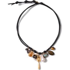 Chan Luu Chan Luu Romy Semiprecious Stone Charm Bracelet