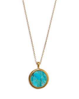 Chan Luu Chan Luu Sardinia Turquoise Pendant Necklace, 16-18