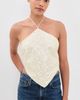 Chan Luu Chan Luu Shell Backless Halter Top Natural One - 2