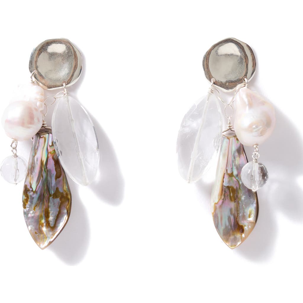 Chan Luu Chan Luu Shore Abalone Charm Drop Earrings 