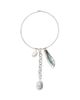Chan Luu Chan Luu Shore Baroque Freshwater Pearl & Abalone Collar Necklace, 15.5 - 1