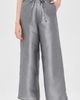 Chan Luu Chan Luu Techno Dupion Straight Leg Pants Steel - 2
