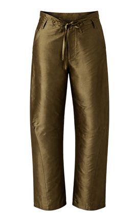 Chan Luu Chan Luu Techno Taffeta Barrel Pants