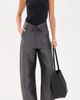 Chan Luu Chan Luu Techno Taffeta Barrel Pants Charcoal - 5