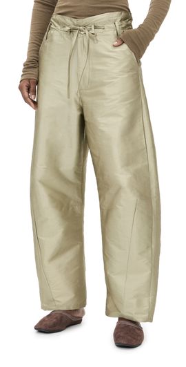 Chan Luu Chan Luu Techno Taffeta Barrel Pants Sage