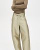 Chan Luu Chan Luu Techno Taffeta Barrel Pants Sage - 2