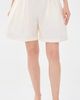 Chan Luu Chan Luu Techno Taffeta Long Shorts Pearl - 2