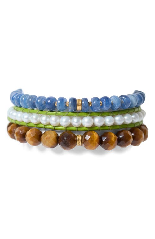 Chan Luu Chan Luu Trinity Tigers' Eye Bracelet Set