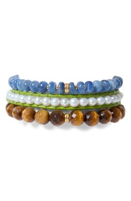 Chan Luu Chan Luu Trinity Tigers' Eye Bracelet Set
