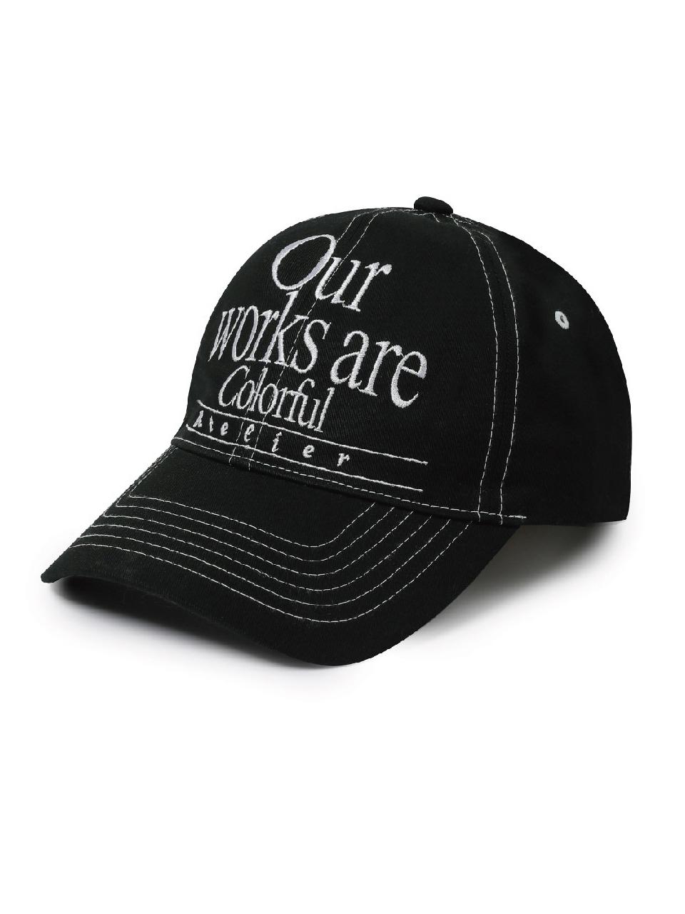 CHANCECHANCE ATELIER CAP (BLACK)