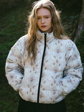 CHANCECHANCE FLORAL DOWN PARKA