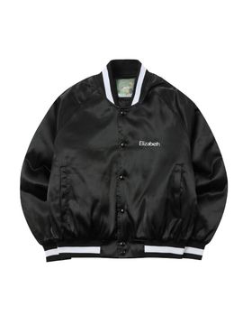 CHANCECHANCE PALETTE VARSITY JACKET (BLACK)