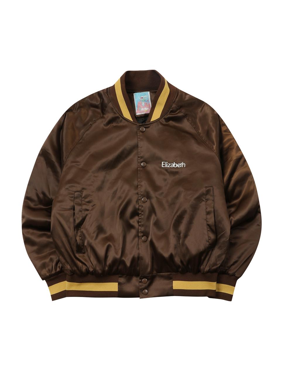 CHANCECHANCE PALETTE VARSITY JACKET (BROWN)