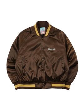CHANCECHANCE PALETTE VARSITY JACKET (BROWN)