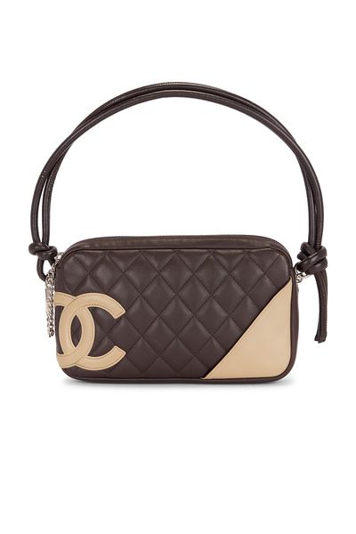 chanel Chanel Calfskin Cambon Pochette Shoulder Bag