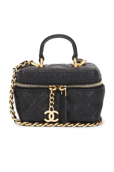 chanel Chanel Caviar Mini Top Handle Vanity Case
