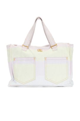 chanel Chanel Denim Double Pocket Tote Bag