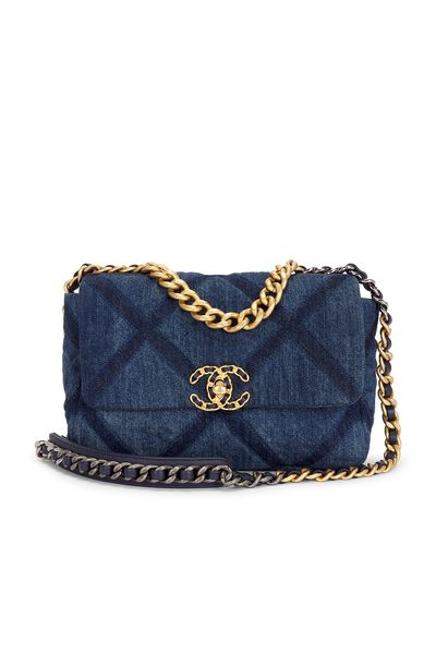 chanel Chanel Denim Medium 19 Flap Bag