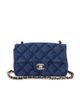 chanel Chanel Denim Printed Mini Rectangular Flap Bag - 1