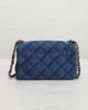 chanel Chanel Denim Printed Mini Rectangular Flap Bag - 3