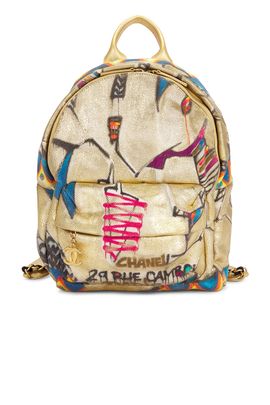 chanel Chanel Graffiti Street Spirit Backpack