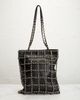 chanel Chanel Lambskin Chain Frame Shopping Tote Bag - 2