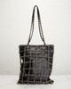 chanel Chanel Lambskin Chain Frame Shopping Tote Bag - 3