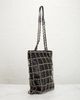 chanel Chanel Lambskin Chain Frame Shopping Tote Bag - 4