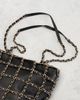 chanel Chanel Lambskin Chain Frame Shopping Tote Bag - 8