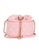 chanel Chanel Lambskin Drawstring Bucket Bag - 1
