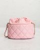 chanel Chanel Lambskin Drawstring Bucket Bag - 3