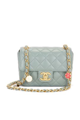 chanel Chanel Lambskin Mini Casino Royale Charms Square Flap Bag