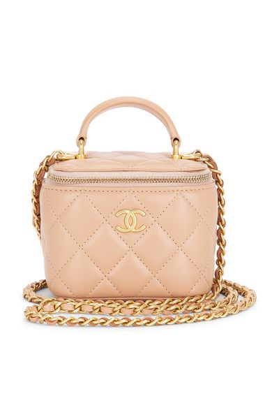chanel Chanel Lambskin Mini Classic Vanity Case