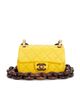 chanel Chanel Lambskin Paris-Dakar Wenge Wood Mini Square Flap Bag - 1
