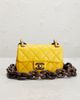 chanel Chanel Lambskin Paris-Dakar Wenge Wood Mini Square Flap Bag - 2