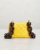 chanel Chanel Lambskin Paris-Dakar Wenge Wood Mini Square Flap Bag - 3
